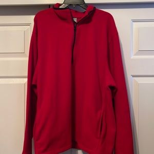 Mens quarter zip fleece jacket very comfortable